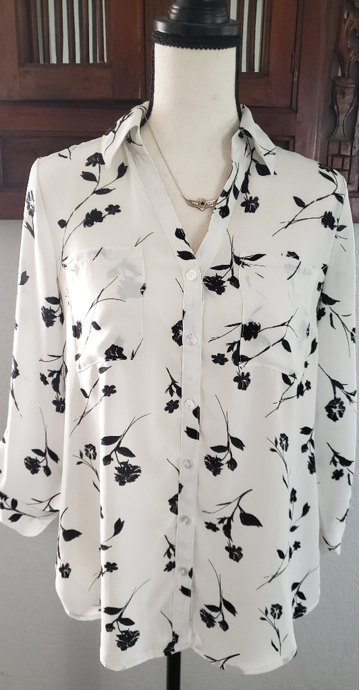 Fortune + Ivy floral blouse